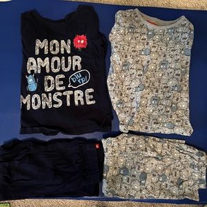 French monster pajamas
